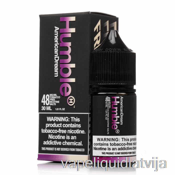 American Dream - Hummble Salts - 30ml 48mg Vape šķidrums